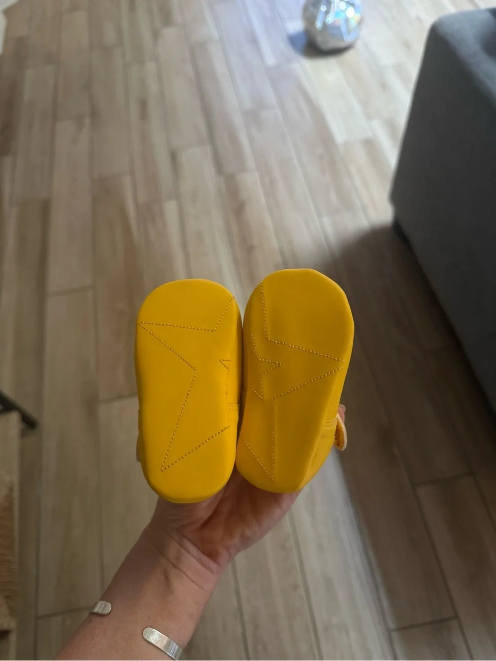 Jujube Eco Steps Mary Janes in Sunflower Yellow